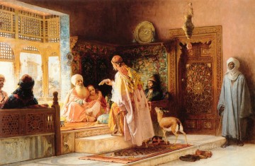 アラビア語のメッセンジャー フレデリック・アーサー・ブリッジマン Oil Paintings